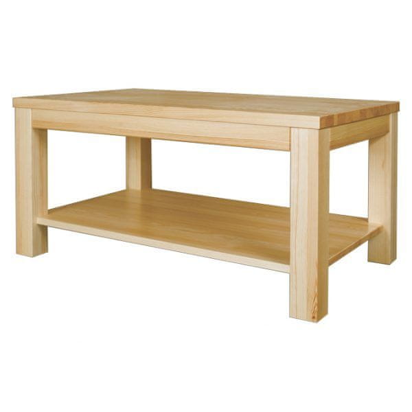 eoshop Konferenčný stôl ST117, 100x50x60, borovica (Dĺžka: 60, Farba dreva: Jelša)